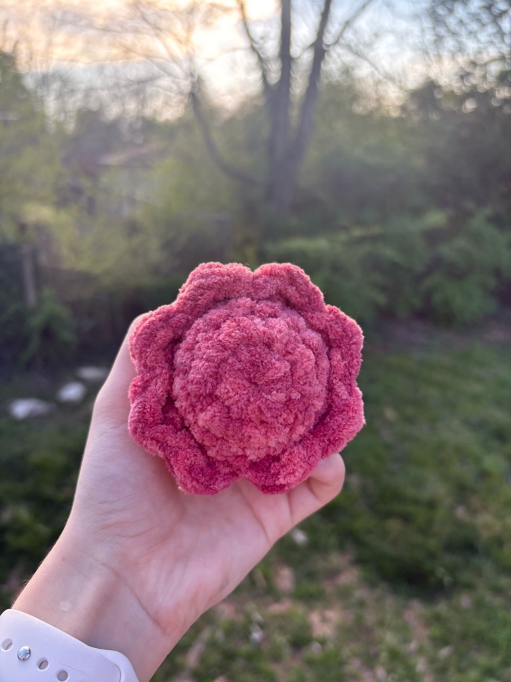 Handmade Plush Mushroom Softie - Red and White - Picture 5 of 7